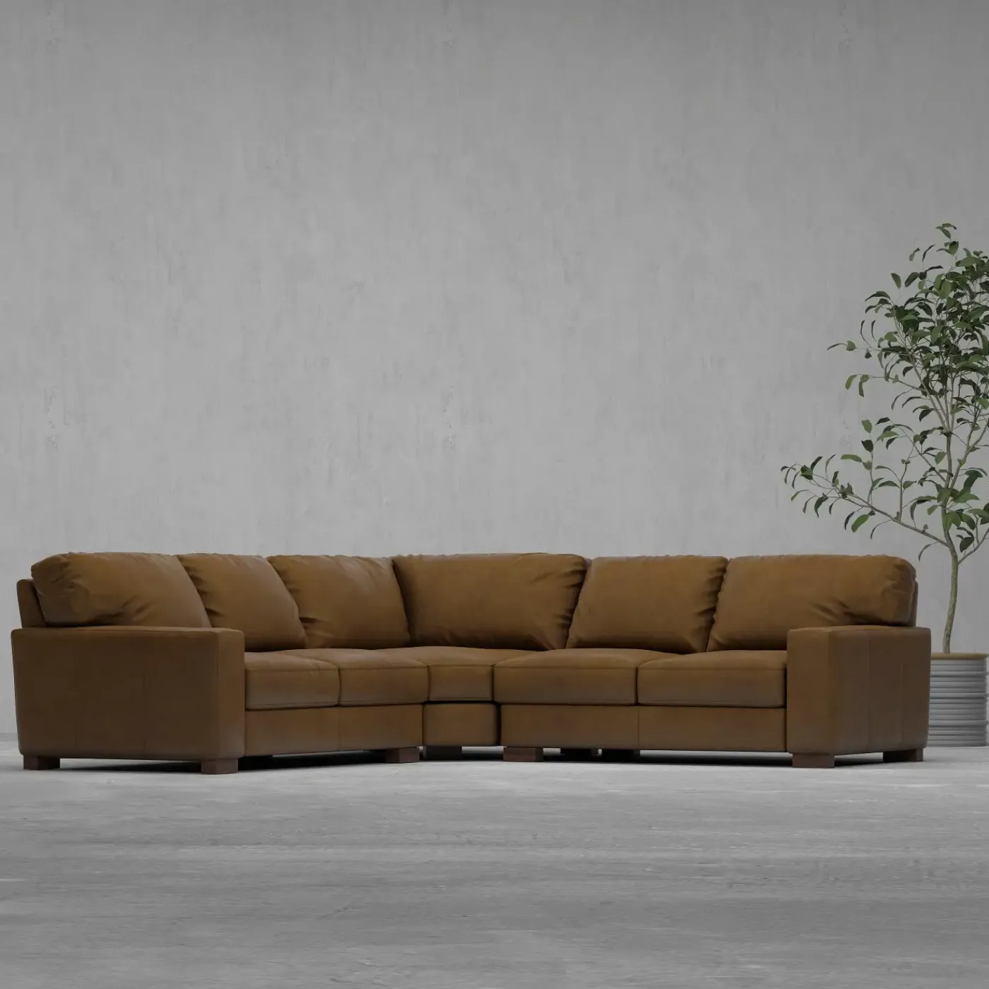 Sale Monarch 3pc Leather Sectional Sectionals