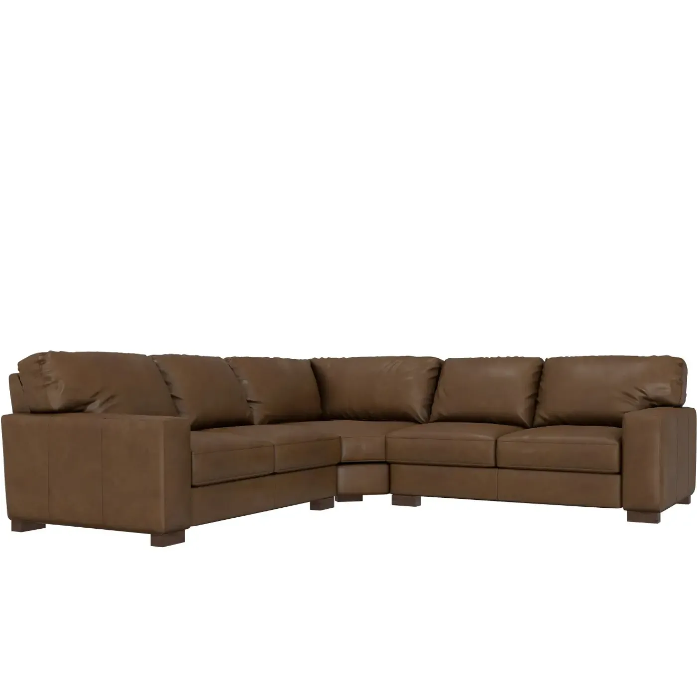 Sale Monarch 3pc Leather Sectional Sectionals