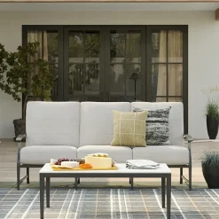 Sale Monterey 3pc Set: Outdoor Sofa, Glider Loveseat & Glider Chair Outdoor Seating
