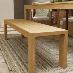 Clearance Moorea Outdoor Bench Outdoor Dining|Benches