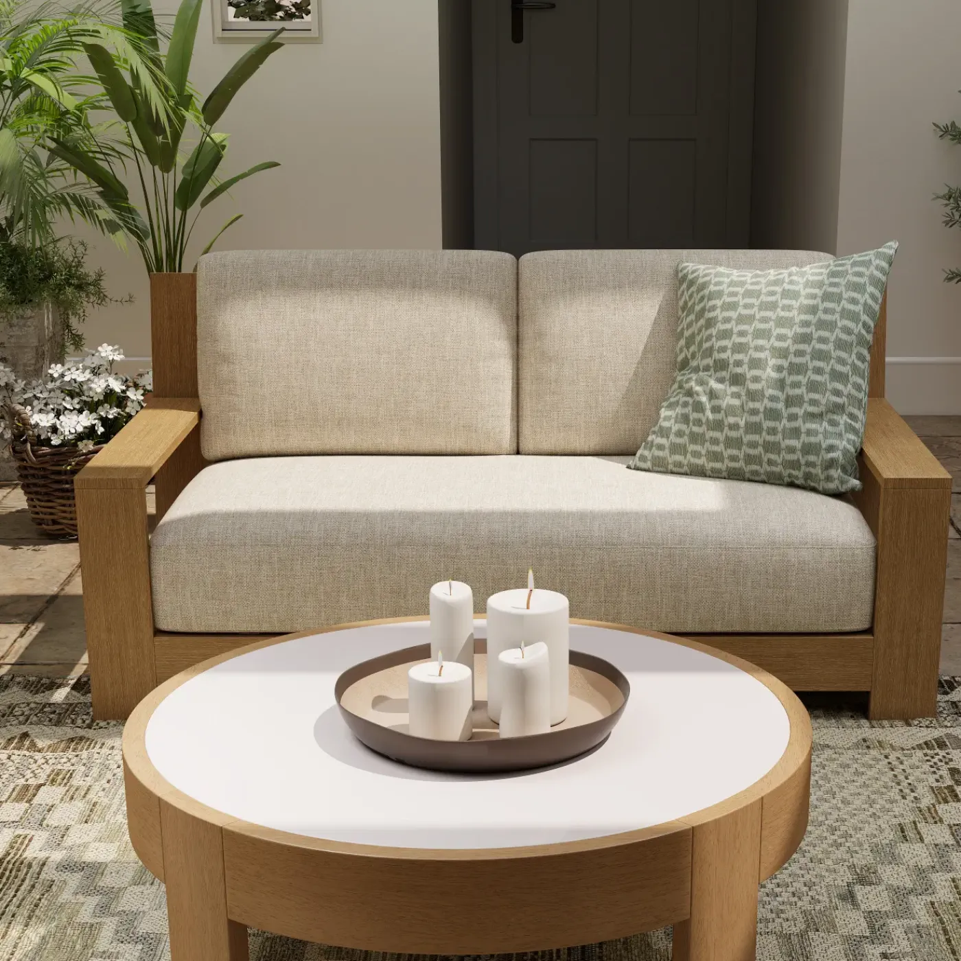 Moorea Outdoor Loveseat Outdoor Seating