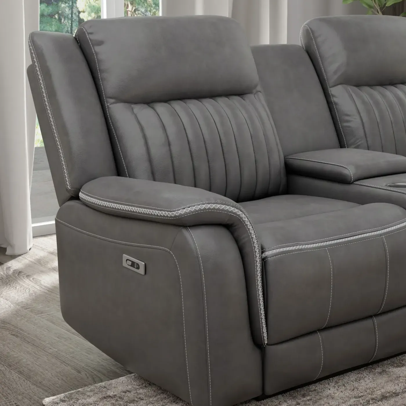 Best Myers Buy the Power Reclining Sofa, Get the Power Reclining Loveseat Free Living Room Sets