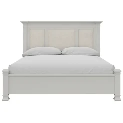 Sale Newport California King Upholstered Panel Bed King Beds
