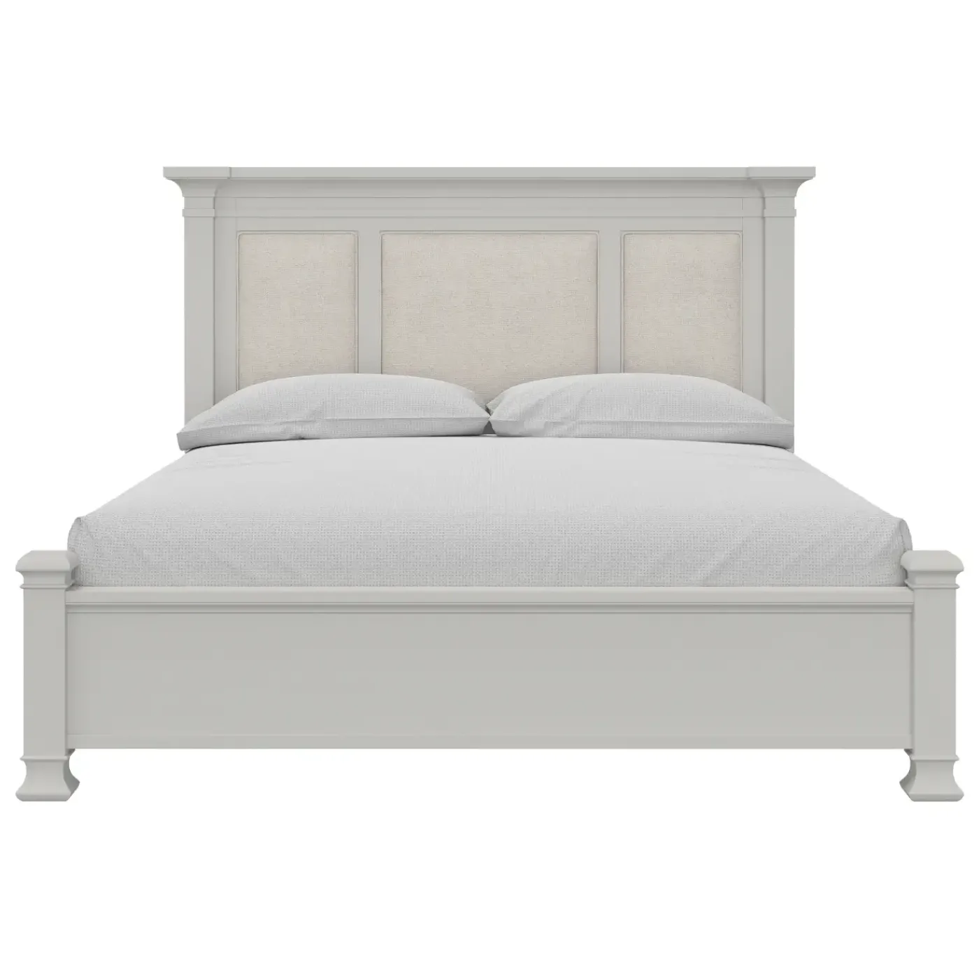 Sale Newport California King Upholstered Panel Bed King Beds