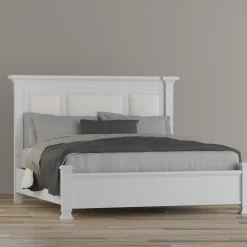 Discount Newport King Upholstered Panel Bed King Beds