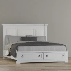 Outlet Newport King Upholstered Storage Bed King Beds