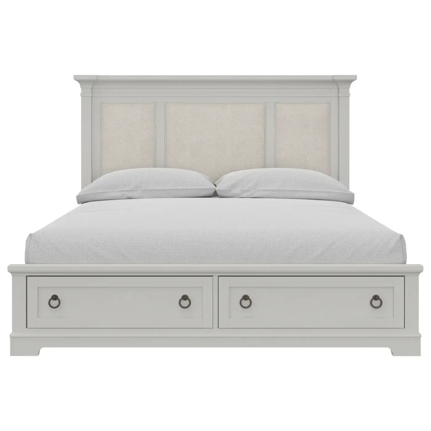 Outlet Newport King Upholstered Storage Bed King Beds