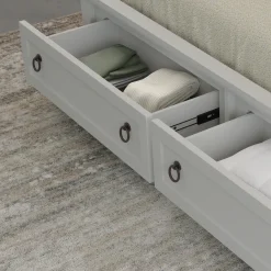 Outlet Newport King Upholstered Storage Bed King Beds