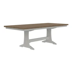 Best Newport 5pc Dining Set: Trestle Dining Table & 4 Side Chairs Dining Room Sets