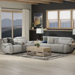 Outlet Nixon Leather Living Room Set Living Room Sets|Reclining Furniture
