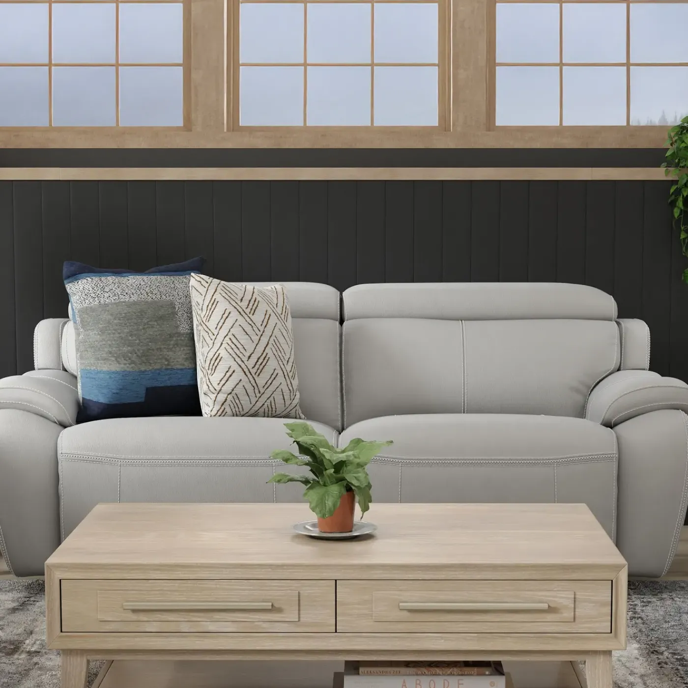 Outlet Nixon Leather Living Room Set Living Room Sets|Reclining Furniture