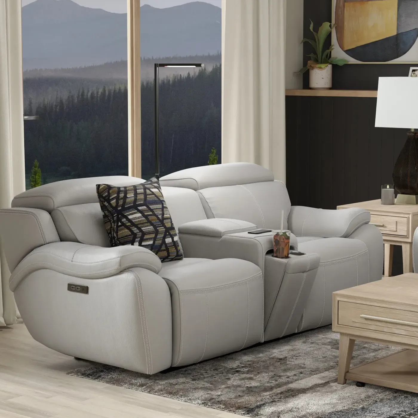 Outlet Nixon Leather Living Room Set Living Room Sets|Reclining Furniture