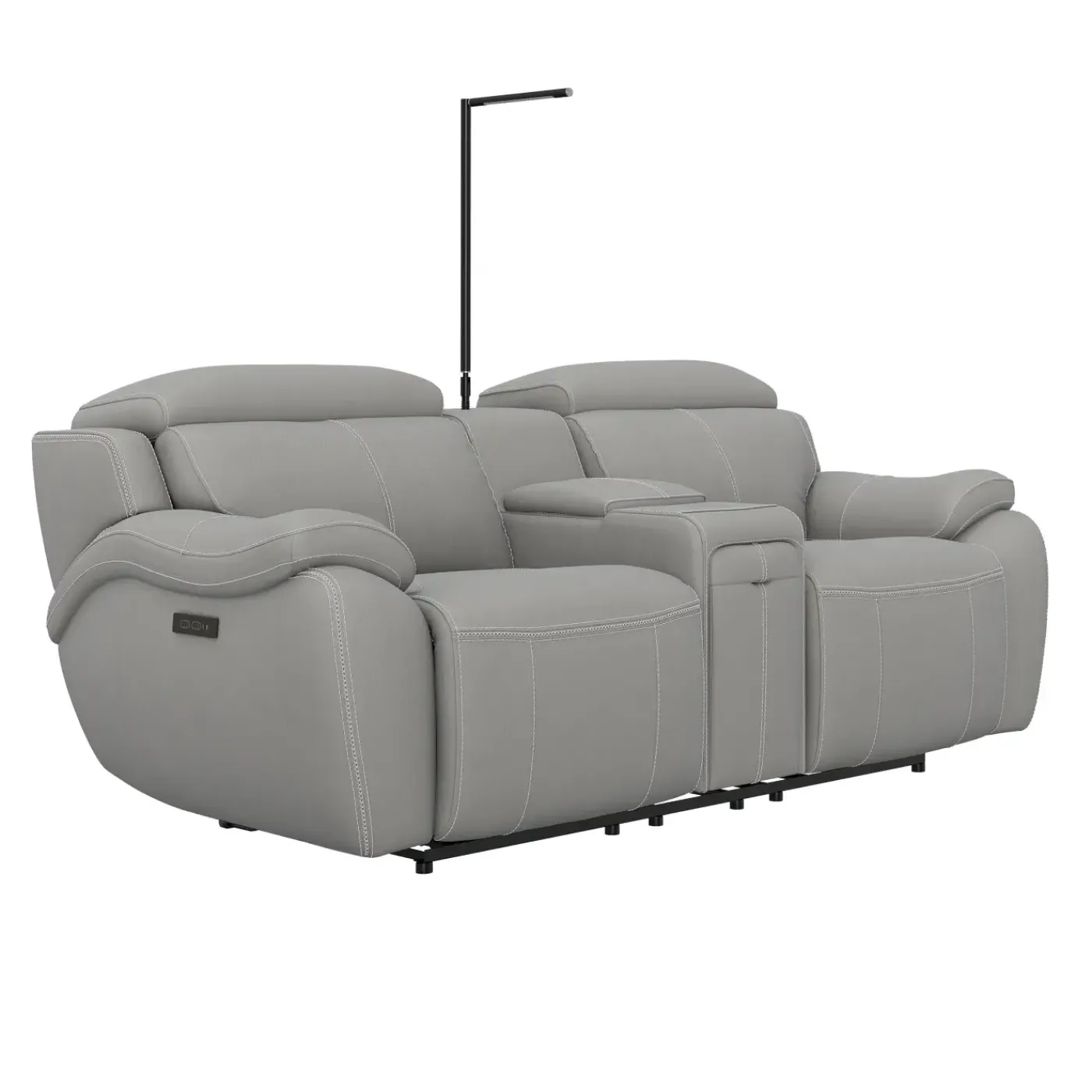 Best Nixon-New! Leather Power Loveseat Loveseats