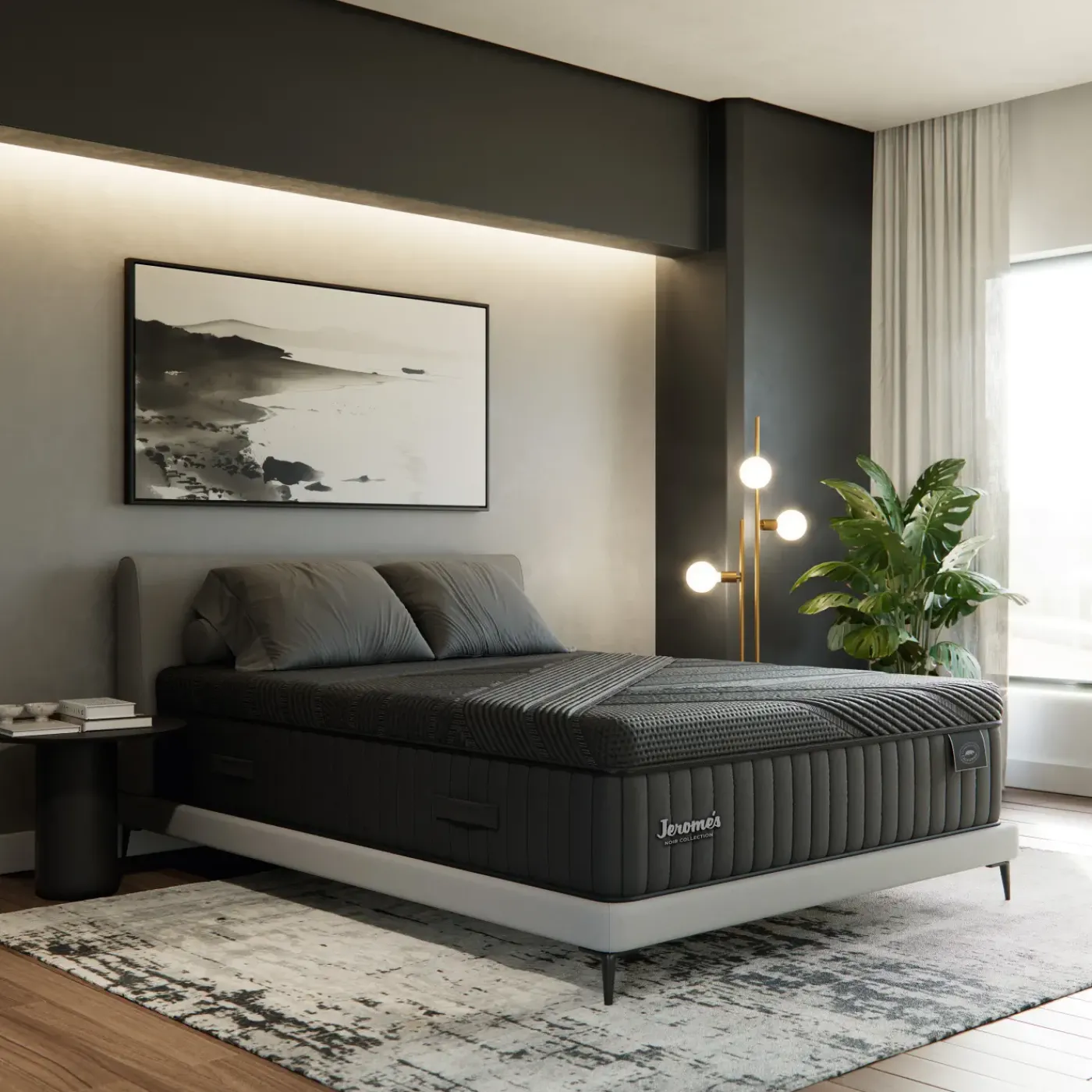 Outlet Noir Firm Split Head California King Mattress Eastern King Mattresses|California King Mattresses