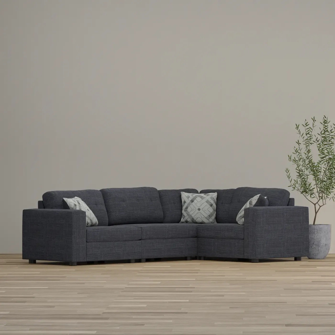 Options One 4pc Sectional Living Room Sets|Sectionals