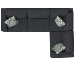 Options One 4pc Sectional Living Room Sets|Sectionals