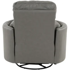 Oracle Leather 240-Degrees Swivel Glider Power Recliner Recliners