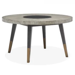 Paramount Table with Built-in Turn Table Dining Tables