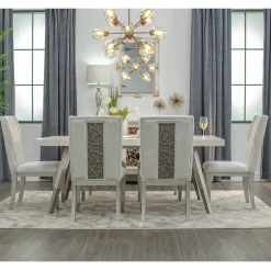 Online Paramount White Dining Set Dining Room Sets