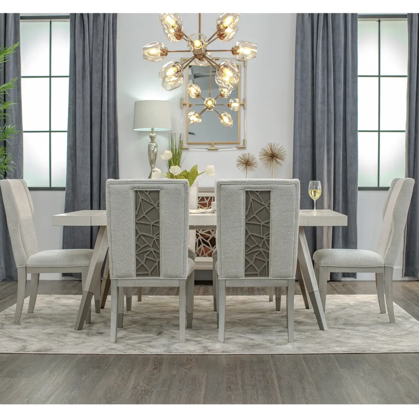 Online Paramount White Dining Set Dining Room Sets
