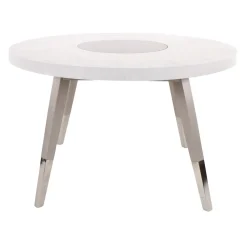 Clearance Paramount White Round Dining Set Dining Room Sets