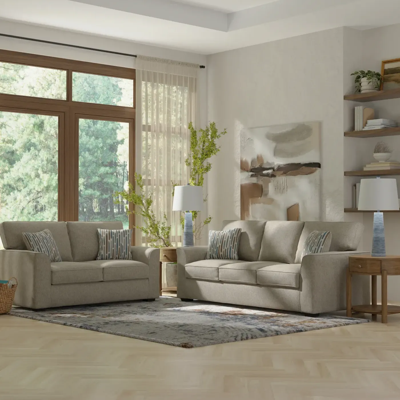 Online Parker Tan Living Room Set-New! Living Room Sets