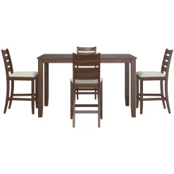 Clearance Paseo 5pc Set: Counter Table & 4 Stools Dining Room Sets