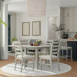 Discount Paseo Round Dining Set Dining Room Sets