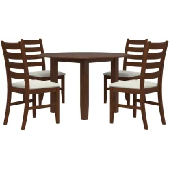Sale Paseo Round Dining Set-Walnut Dining Room Sets