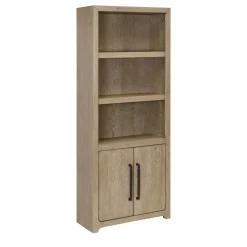 Perry Bookcase with doors Bookcases & File Cabinets