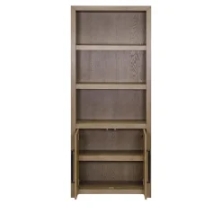 Perry Bookcase with doors Bookcases & File Cabinets