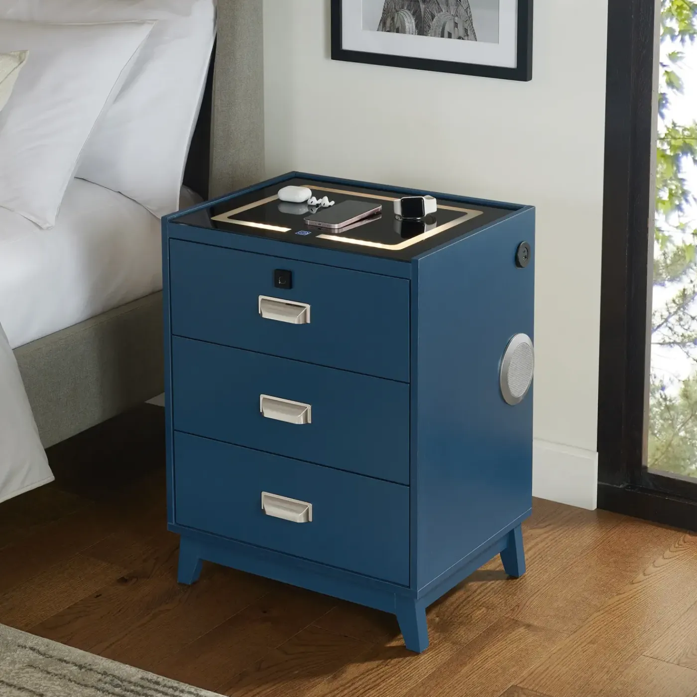 Hot Pheonix tooth Nightstand with USB Bedroom|Kids Nightstands