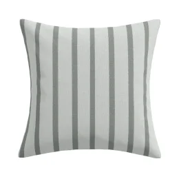 Sale 20" Pin Stripe Gray Outdoor Pillow Outdoor Accent Tables & Decor