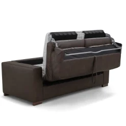 Clearance Quinn Leather Full Sleeper Sofa & Mattress Loveseats|Sleeper Sofas