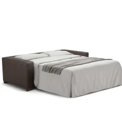 Clearance Quinn Leather Full Sleeper Sofa & Mattress Loveseats|Sleeper Sofas