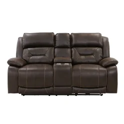 Hot Ranger Power Loveseat with Power Headrest Loveseats|Reclining Furniture