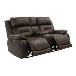 Hot Ranger Power Loveseat with Power Headrest Loveseats|Reclining Furniture