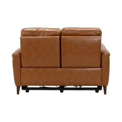 Hot Remy Leather Power Reclining Sofa & Power Reclining Loveseat with Power Headrests Living Room Sets