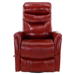 Outlet Reno Leather Glider Swivel Recliner Recliners