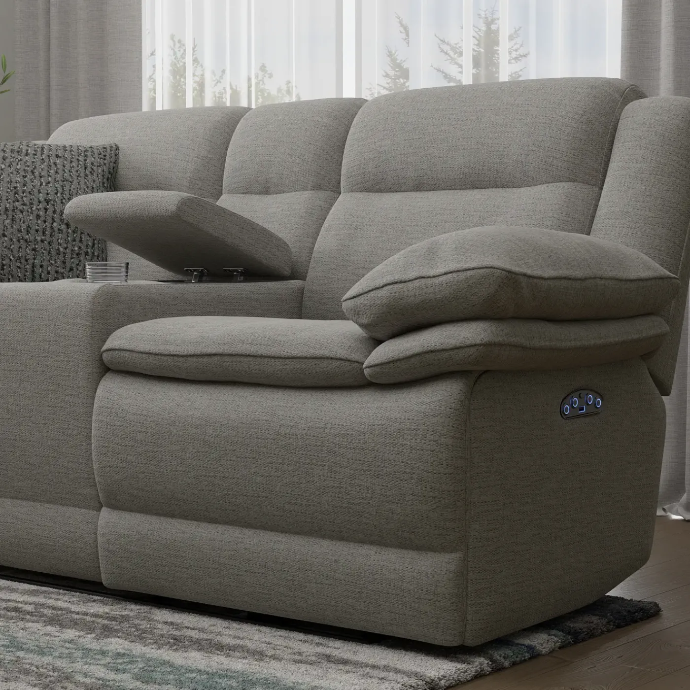 Discount Ripley Power Loveseat Loveseats|Living Room