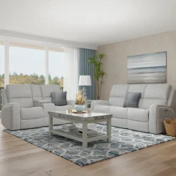 Best Riverdale Gray Reclining Living Room Set Living Room Sets|Reclining Furniture