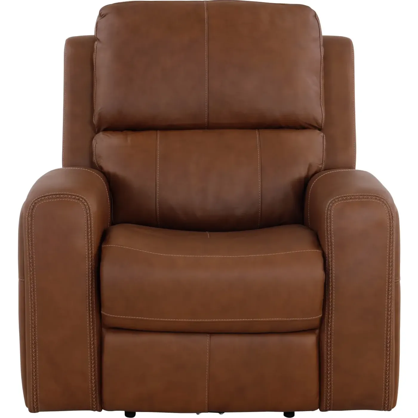 Online Riverdale Leather Power Recliner with Power Headrest and Power Lumbar Recliners