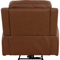 Online Riverdale Leather Power Recliner with Power Headrest and Power Lumbar Recliners