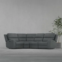 Sale Riverdale 4pc Leather Sectional Sectionals