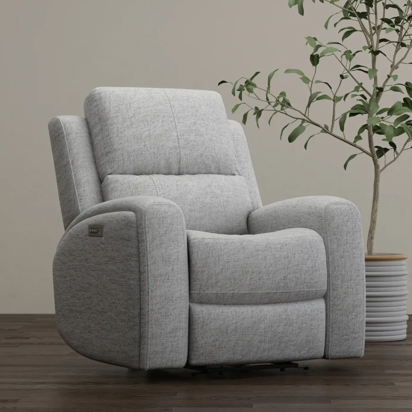 Online Riverdale Power Recliner with Power Headrest and Power Lumbar Support Recliners|Reclining Furniture