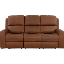 Outlet Riverdale Zero G Leather Power Sofa with Power Lumbar Sofas & Couches|Reclining Furniture