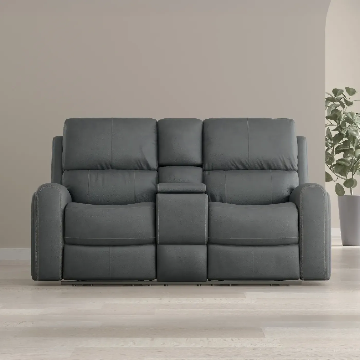 Outlet Riverdale Zero G Power Reclining Console Loveseat Loveseats