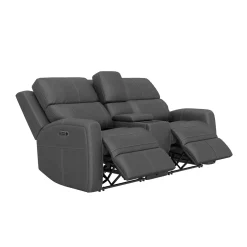 Outlet Riverdale Zero G Power Reclining Console Loveseat Loveseats