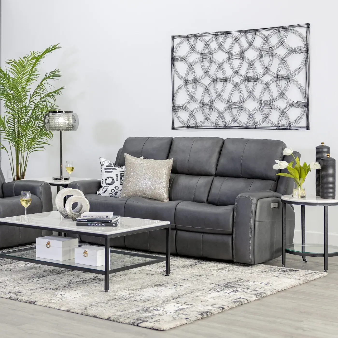 Best Riverdale Zero G Power Reclining Sofa with Power Lumbar Sofas & Couches|Leather Sofas