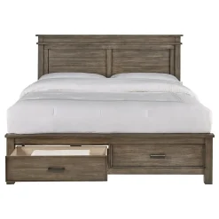 Clearance Rivington California King Panel Storage Bed, Dresser, Mirror, Nightstand Bedroom Sets